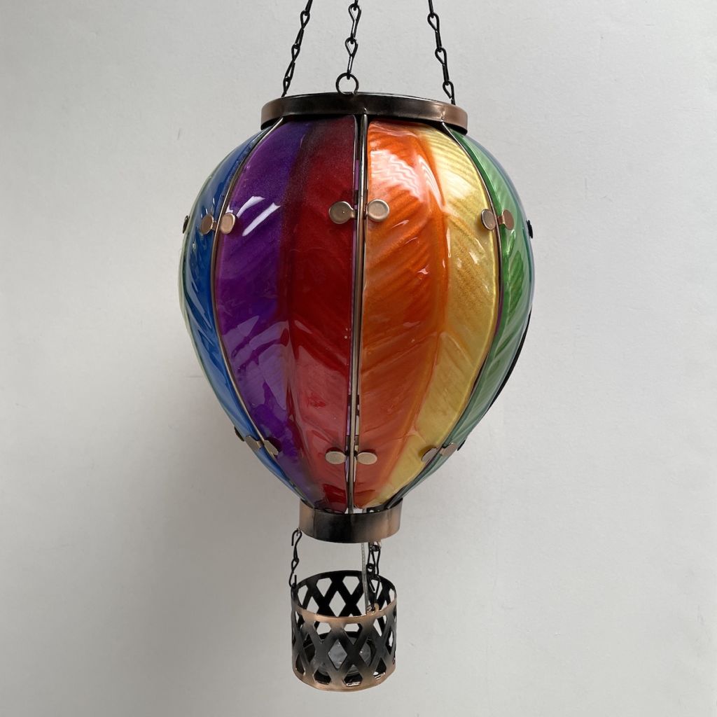 Hot Air Balloon Outdoor Hanging Solar LED Lantern