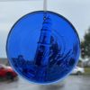 Rondel 3-D Pressed Glass - Lighthouse #1097