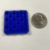 Checkered Square 37mm Jewel - Blue CH37-04 - Image 2