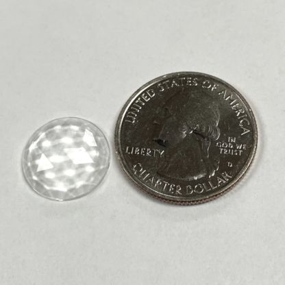 Faceted 13mm Round Jewel FR13-01 Clear - Image 2