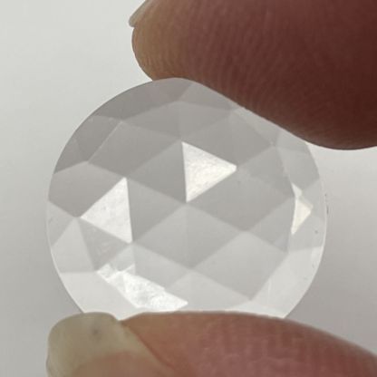 Faceted 13mm Round Jewel FR13-01 Clear