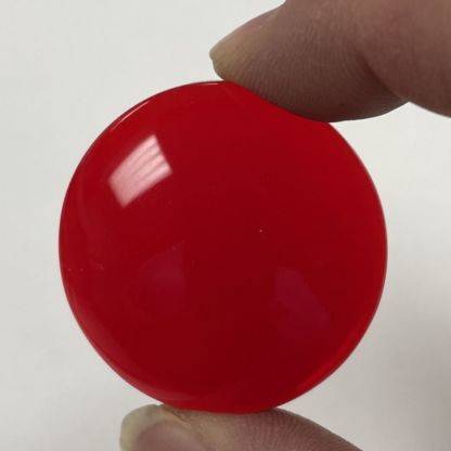 Smooth 35mm Round Jewel FB35-10 Red - Image 3