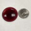 Smooth 35mm Round Jewel FB35-340 Cranberry Pink - Image 2