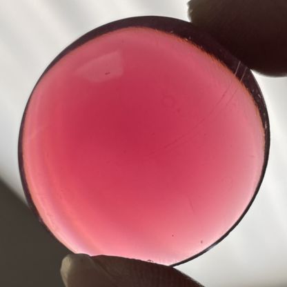 Smooth 35mm Round Jewel FB35-340 Cranberry Pink