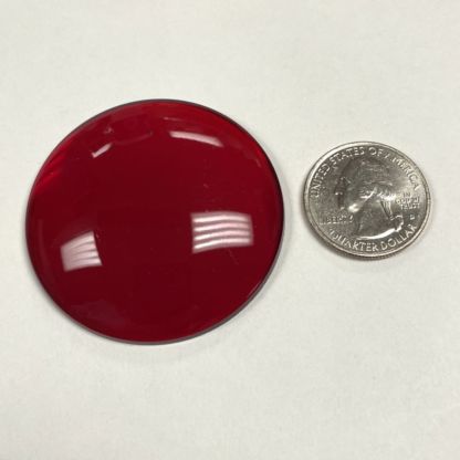 Smooth 50mm Round Jewel FB50-10 Red - Image 2