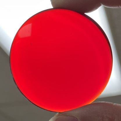 Smooth 50mm Round Jewel FB50-10 Red