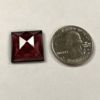 Faceted Square 18mm Jewel - Amethyst FQ18-06 - Image 2