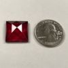 Faceted Square 18mm Jewel - Red FQ18-10 - Image 2