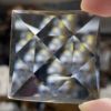 Faceted Square 40mm Jewel - Clear FQ40-01 - Image 2