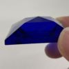 Faceted Square 40mm Jewel- Blue FQ40-04 - Image 2