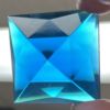 Faceted Square 40mm Jewel - Turquoise FQ40-05