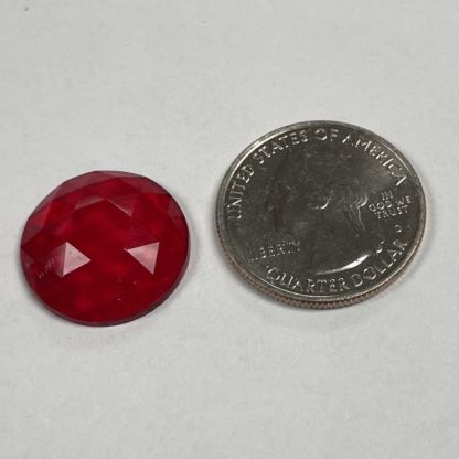 Faceted 20mm Round Jewel FR20-10 Red - Image 2