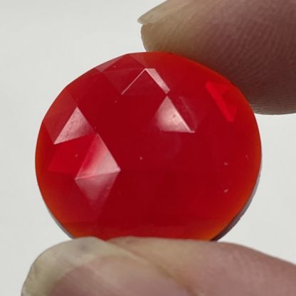 Faceted 20mm Round Jewel FR20-10 Red