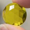 Faceted 20mm Round Jewel FR20-13 Yellow
