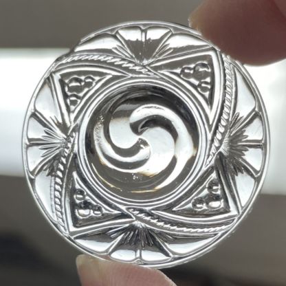 Victorian Round 40mm Jewel- Clear VFR40-01