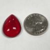 Smooth Teardrop Jewel HD2518-10 Red - Image 2