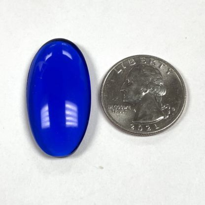 Smooth Oval Jewel - Blue HM3619-04 - Image 2