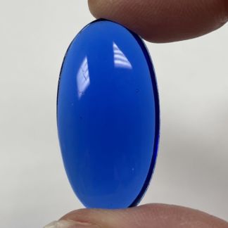 Smooth Oval Jewel - Blue HM3619-04