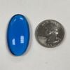 Smooth Oval Jewel - Turquoise HM3619-05 - Image 2