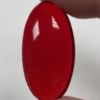 Smooth Oval Jewel - Red HM3619-10