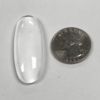 Smooth Oval Jewel - Clear HM4518-01 - Image 2
