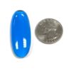 Smooth Oval Jewel - Turquoise HM4518-05 - Image 2