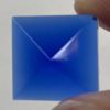 Pyramid Square 18mm Jewel - Blue PT18-04