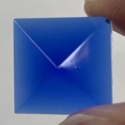 Pyramid Square 18mm Jewel - Blue PT18-04
