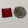 Pyramid Square 18mm Jewel - Red PT18-10 - Image 2