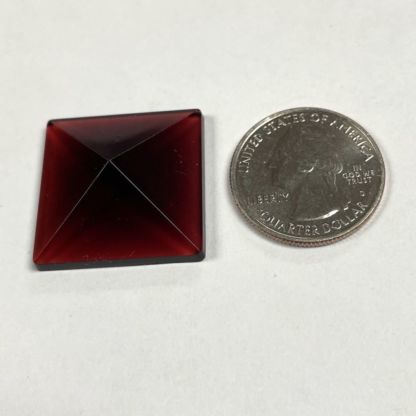 Pyramid Square 26mm Jewel - Pink PT26-340 - Image 2