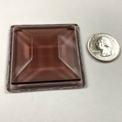 Square 50mm Jewel - Amethyst  QST50-06 - Image 3