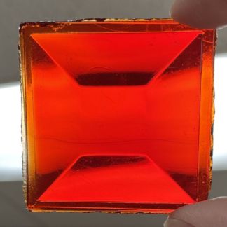 Square 50mm Jewel - Red QST50-10