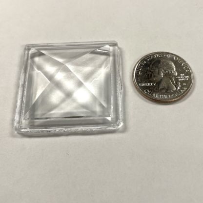 Square 40mm Jewel - Clear QT40-01 - Image 3