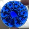 Round Texture 65mm (2 1/2") Jewel- Blue WM65-04