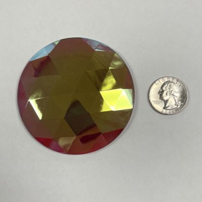 Dichroic Round 75mm Jewel BR75-10 Red - Image 5