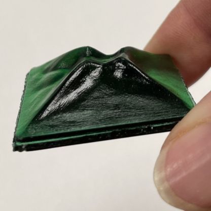 Old World Square 40mm Jewel -Green CR40-03 - Image 3