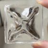 Old World Square 50mm Jewel -Clear CR50-01