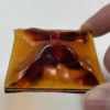 Old World Square 50mm Jewel - Amber CR50-02 - Image 3
