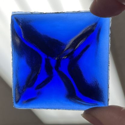 Old World Square 50mm Jewel - Blue CR50-04