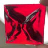 Old World Square 50mm Jewel - Red CR50-10
