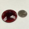 Faceted 40mm Round Jewel FR40-340 Cranberry Pink - Image 3