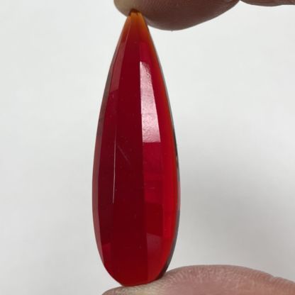 Teardrop Faceted Jewel-FD5015-10 Red