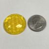 Faceted 30mm Round Jewel FR30-13 Yellow - Image 2