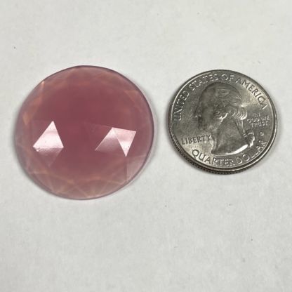 Faceted 30mm Round Jewel FR30-17 Pink Opal - Image 2