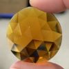 Faceted 35mm Round Jewel FR35-02 Amber
