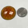 Faceted 35mm Round Jewel FR35-02 Amber - Image 2