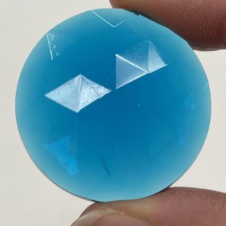 Faceted 35mm Round Jewel FR35-05 Turquoise