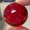 Faceted 35mm Round Jewel FR35-10 Red