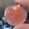 Faceted 35mm Round Jewel FR35-17 Pink Opal