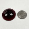 Faceted 35mm Round Jewel FR35-340 Cranberry - Image 2